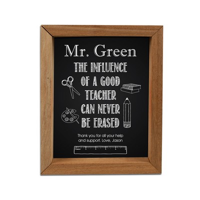 Beautiful Personalized Framed Shadow Box for Teachers